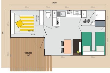Mobil-Home Cosy 5 Personnes Camping Le Ried - Europapark Boofzheim Eksteriør bilde